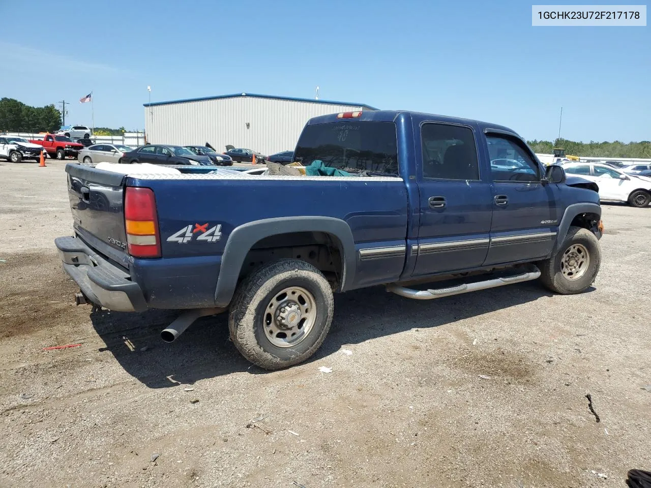 2002 Chevrolet Silverado K2500 Heavy Duty VIN: 1GCHK23U72F217178 Lot: 68378834