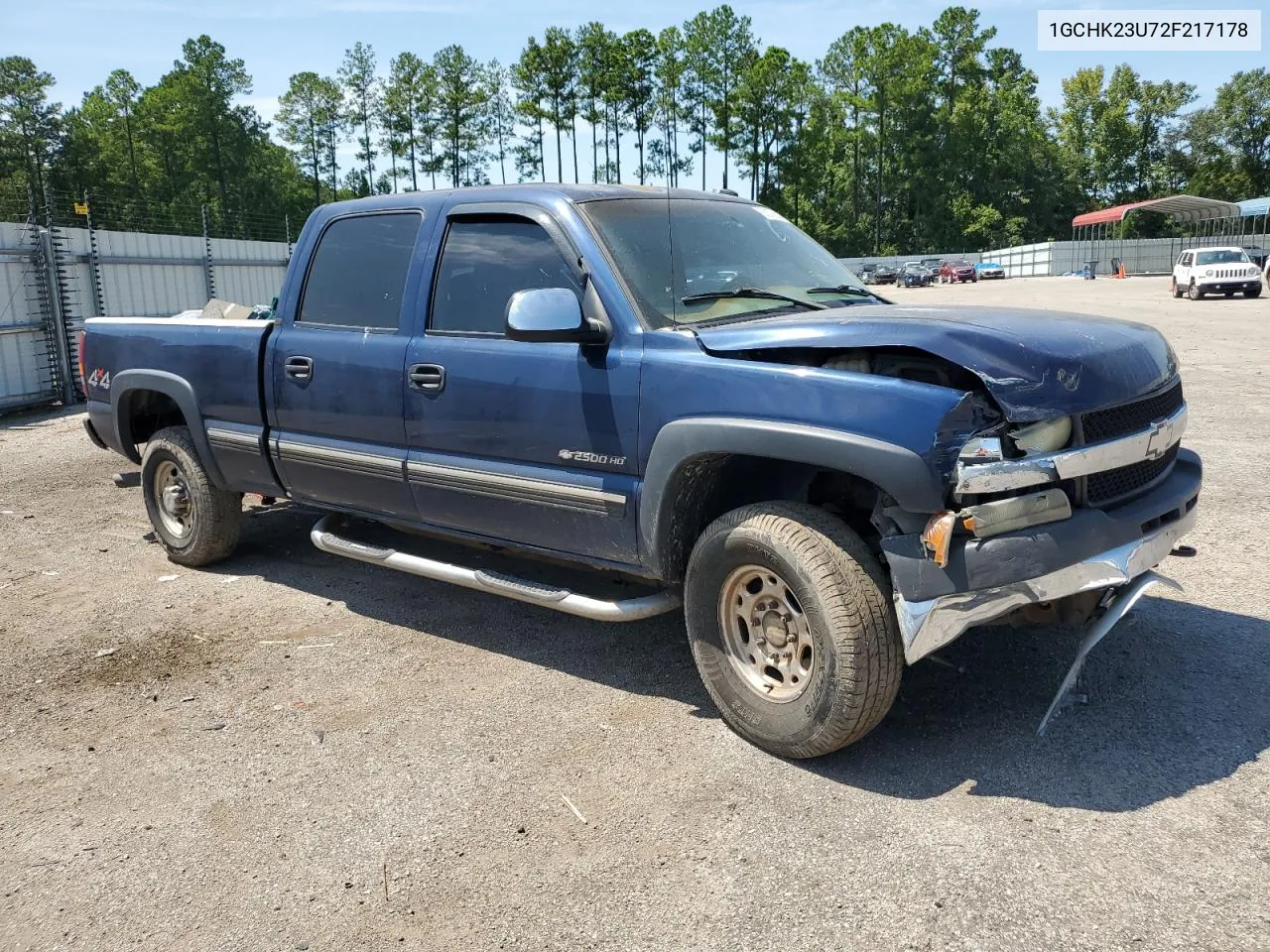 2002 Chevrolet Silverado K2500 Heavy Duty VIN: 1GCHK23U72F217178 Lot: 68378834