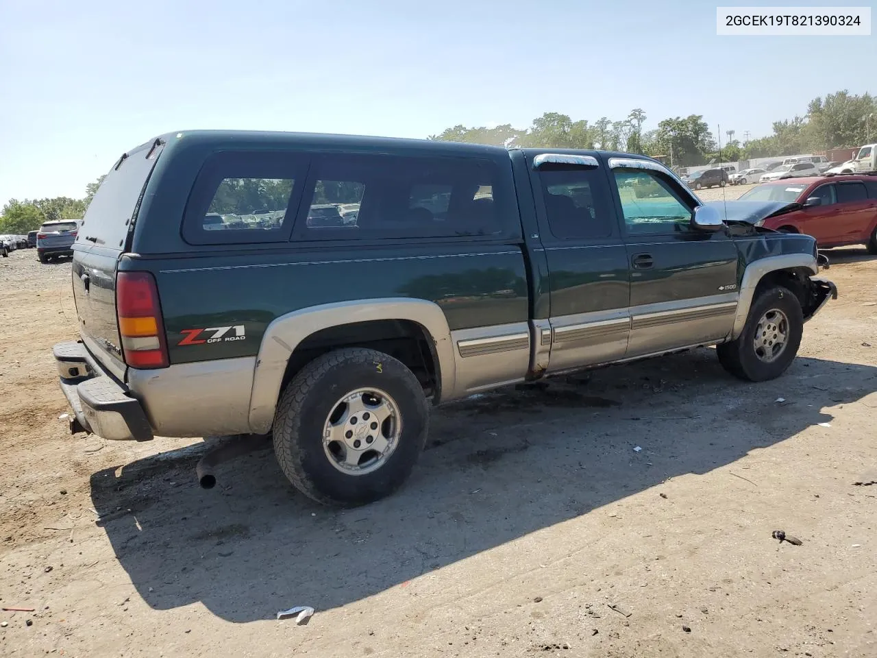 2002 Chevrolet Silverado K1500 VIN: 2GCEK19T821390324 Lot: 68808514