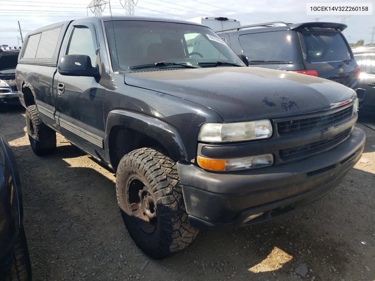 2002 Chevrolet Silverado K1500 VIN: 1GCEK14V32Z260158 Lot: 69794334