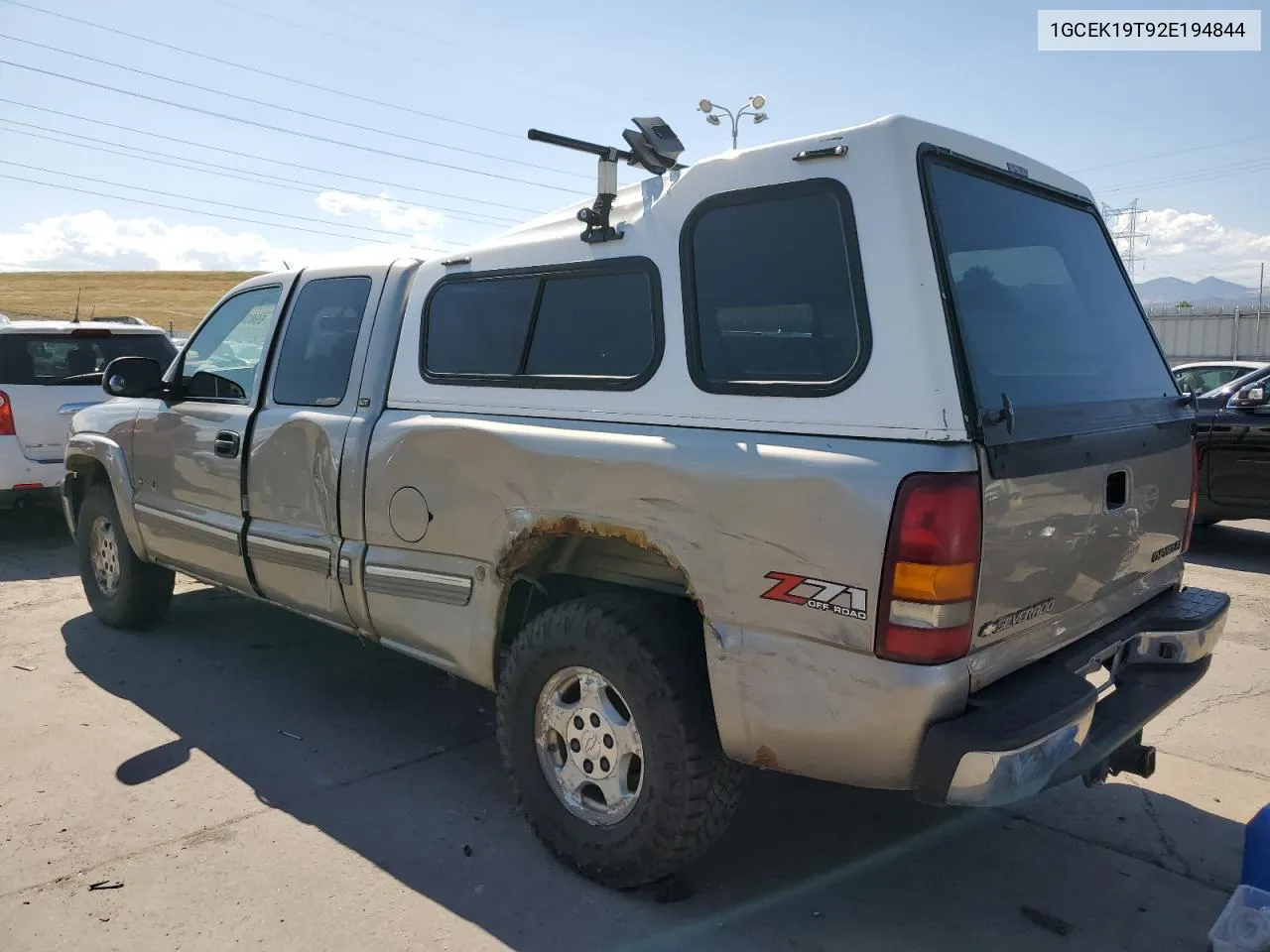 2002 Chevrolet Silverado K1500 VIN: 1GCEK19T92E194844 Lot: 69836524