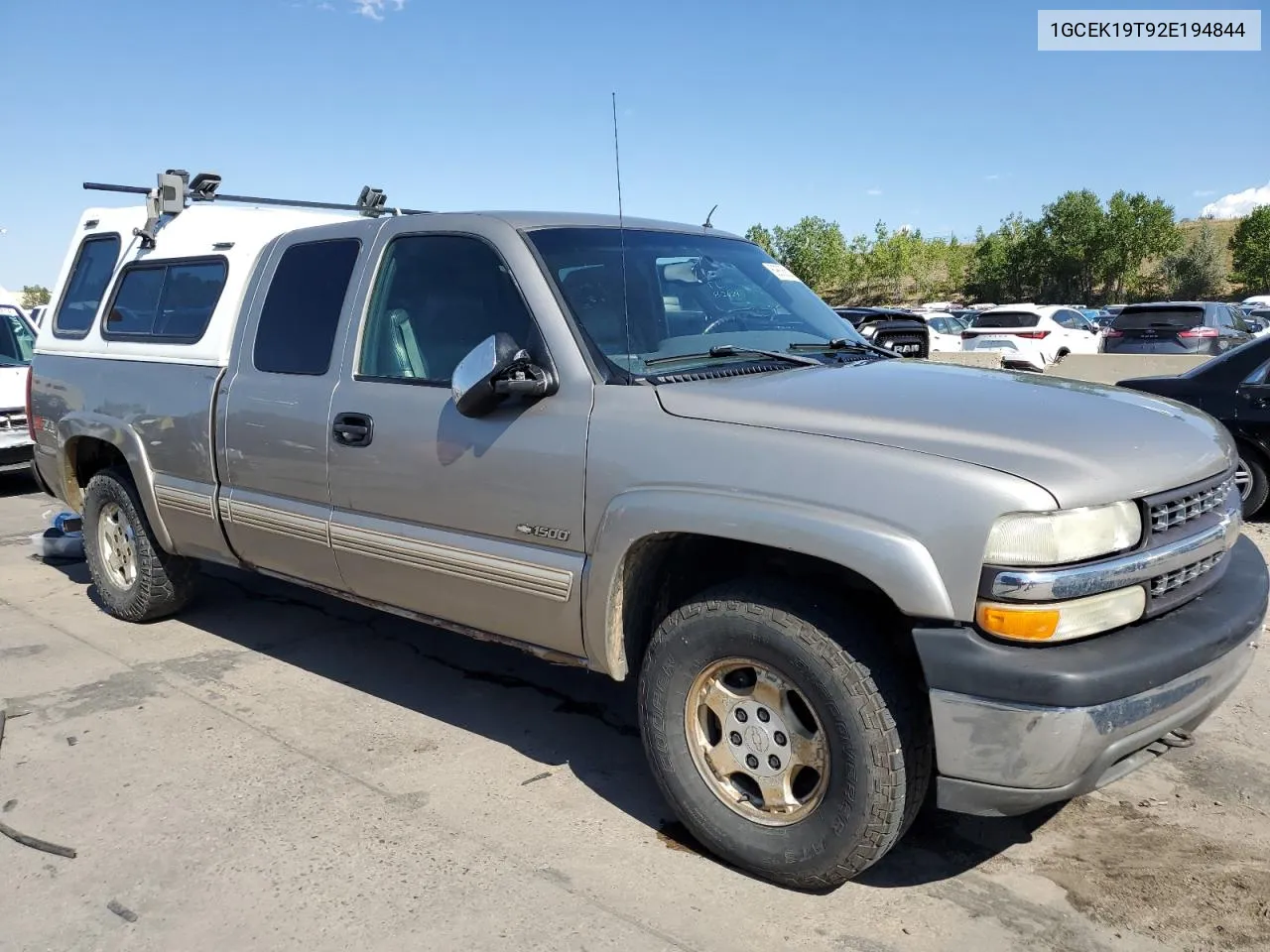 2002 Chevrolet Silverado K1500 VIN: 1GCEK19T92E194844 Lot: 69836524