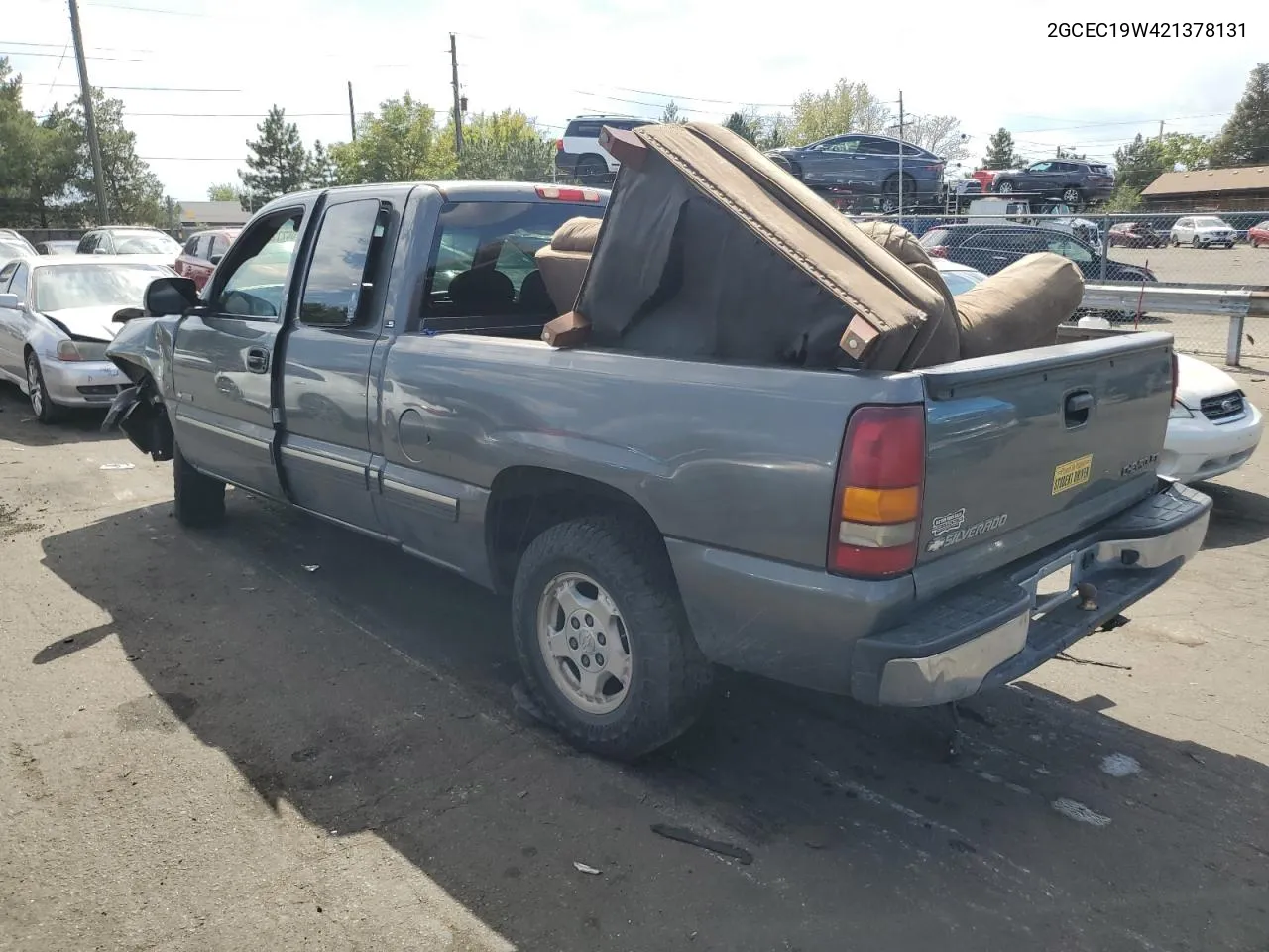 2002 Chevrolet Silverado C1500 VIN: 2GCEC19W421378131 Lot: 70027234