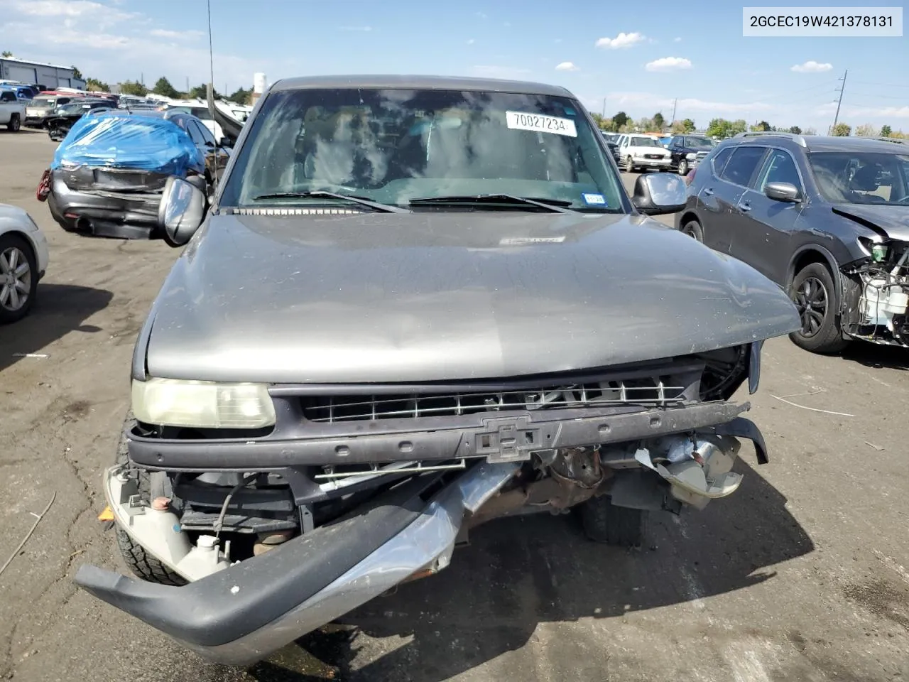 2002 Chevrolet Silverado C1500 VIN: 2GCEC19W421378131 Lot: 70027234