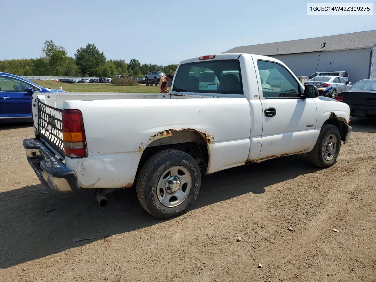 2002 Chevrolet Silverado C1500 VIN: 1GCEC14W42Z309275 Lot: 70226834