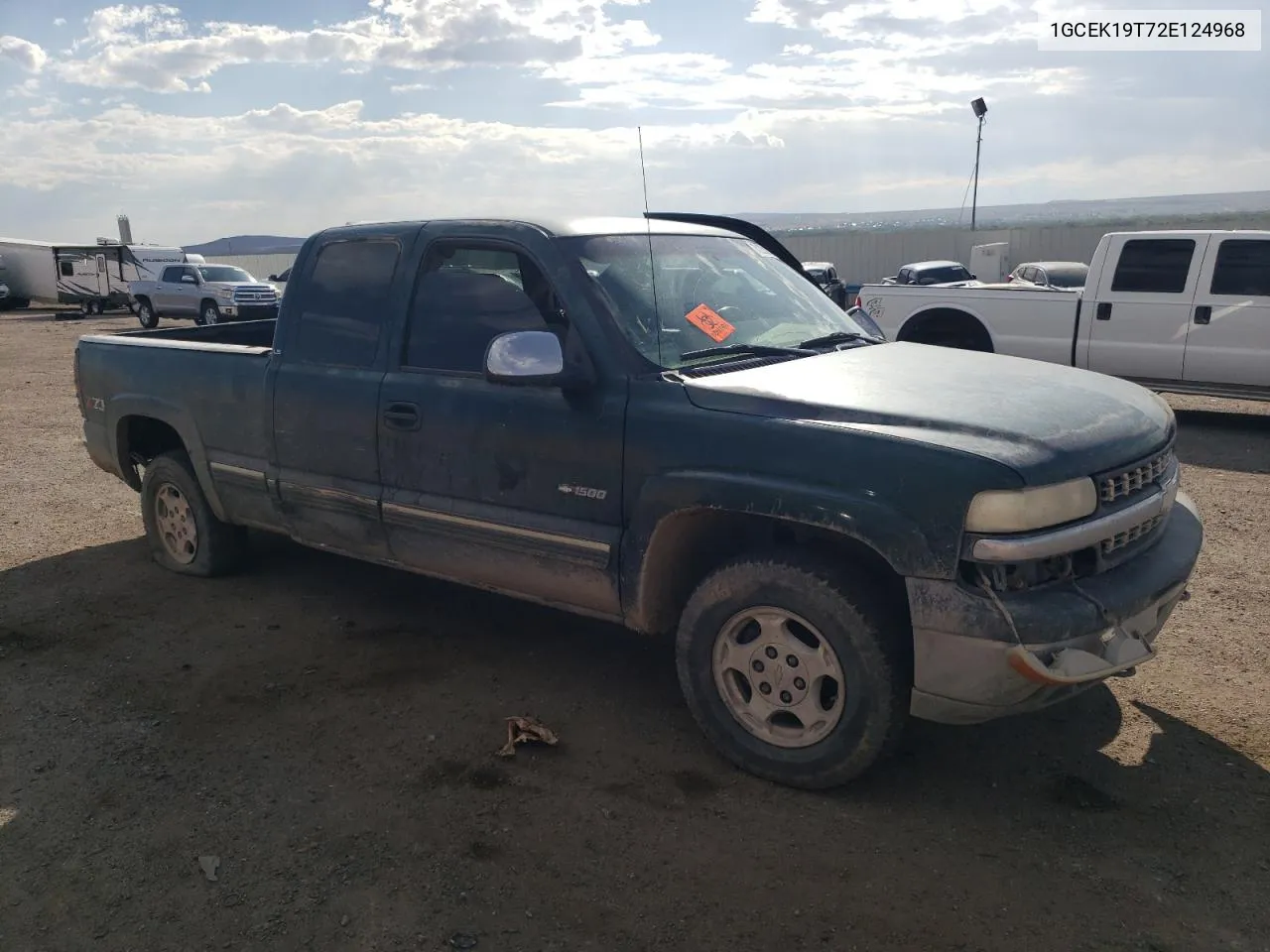 1GCEK19T72E124968 2002 Chevrolet Silverado K1500