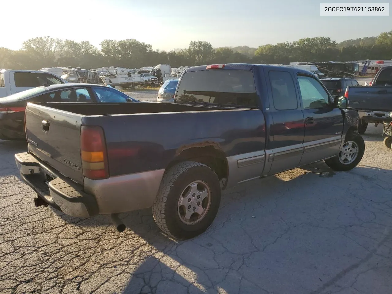 2002 Chevrolet Silverado C1500 VIN: 2GCEC19T621153862 Lot: 70311754