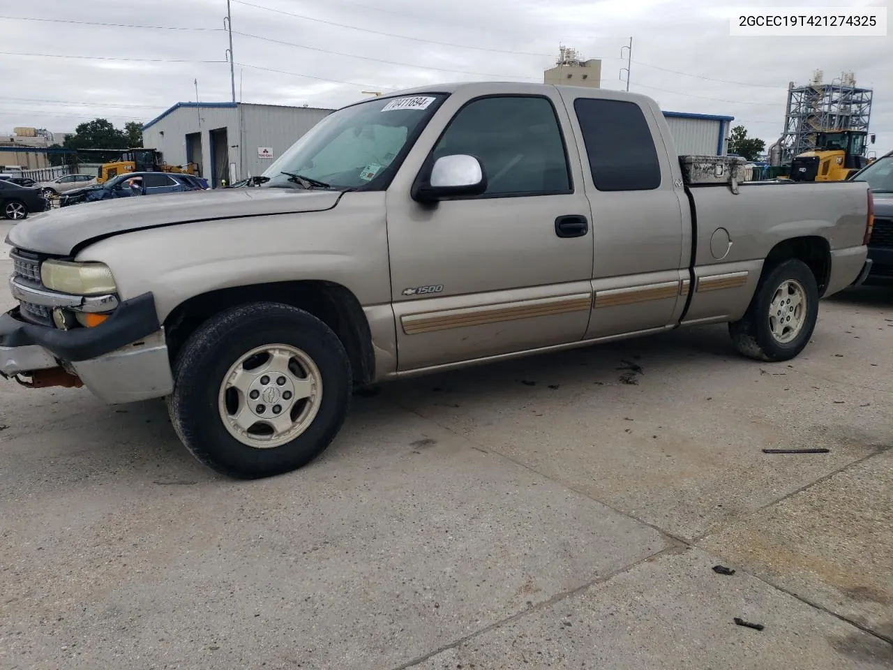 2002 Chevrolet Silverado C1500 VIN: 2GCEC19T421274325 Lot: 70411694