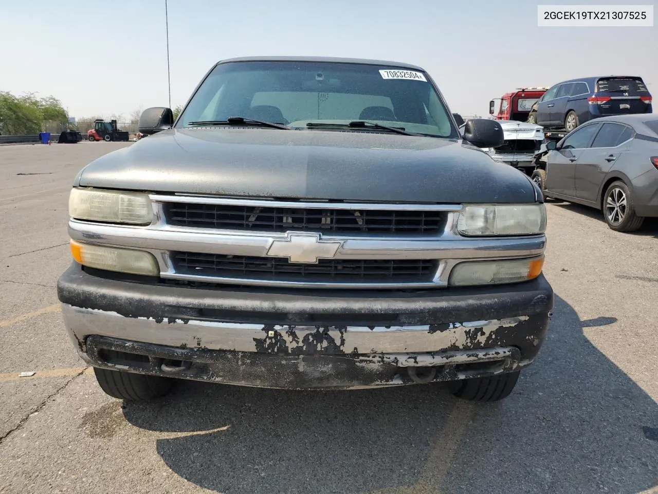 2002 Chevrolet Silverado K1500 VIN: 2GCEK19TX21307525 Lot: 70832504