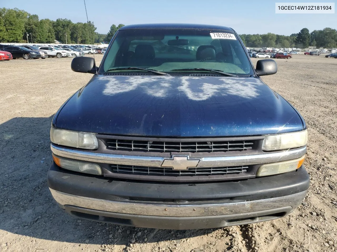 2002 Chevrolet Silverado C1500 VIN: 1GCEC14W12Z181934 Lot: 71013234