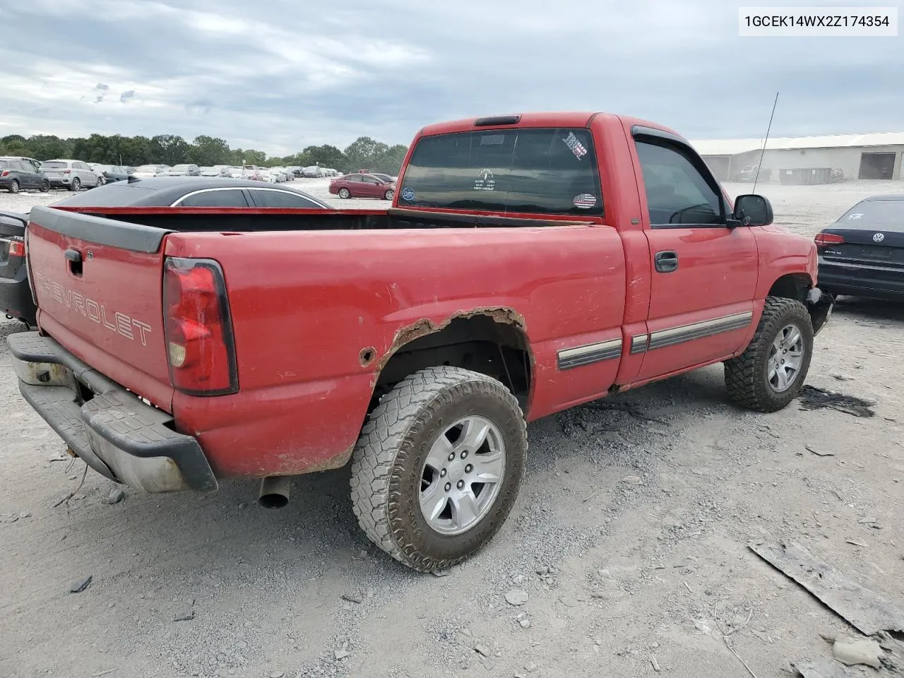 2002 Chevrolet Silverado K1500 VIN: 1GCEK14WX2Z174354 Lot: 71236944