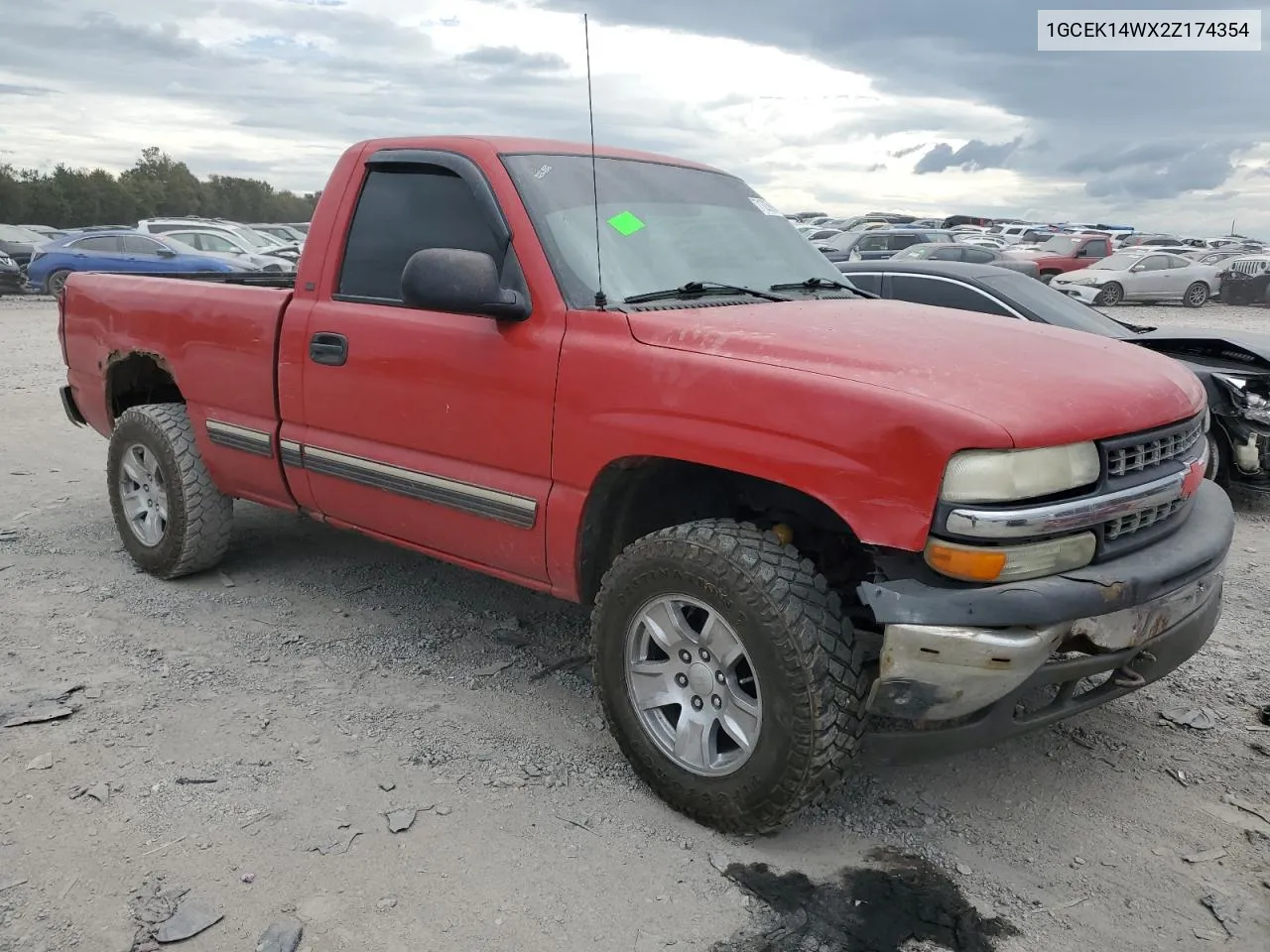 2002 Chevrolet Silverado K1500 VIN: 1GCEK14WX2Z174354 Lot: 71236944