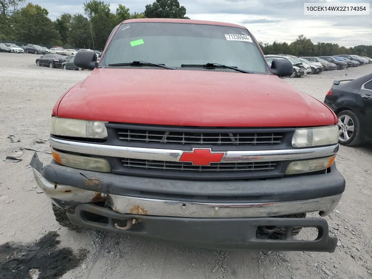 2002 Chevrolet Silverado K1500 VIN: 1GCEK14WX2Z174354 Lot: 71236944