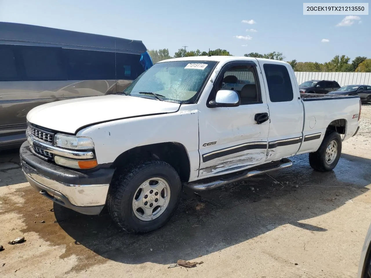 2GCEK19TX21213550 2002 Chevrolet Silverado K1500