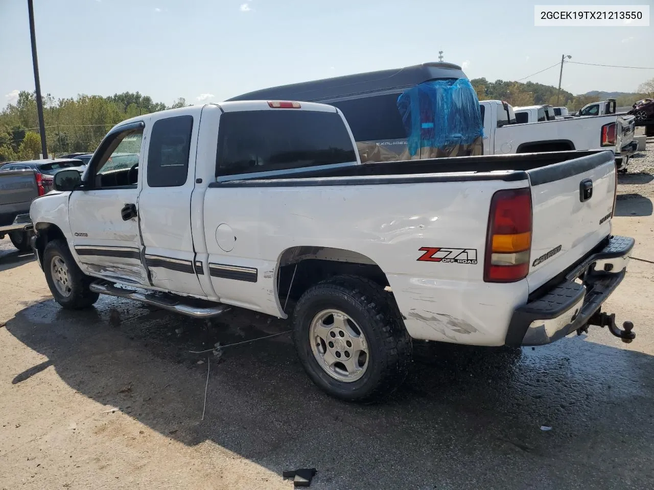 2GCEK19TX21213550 2002 Chevrolet Silverado K1500