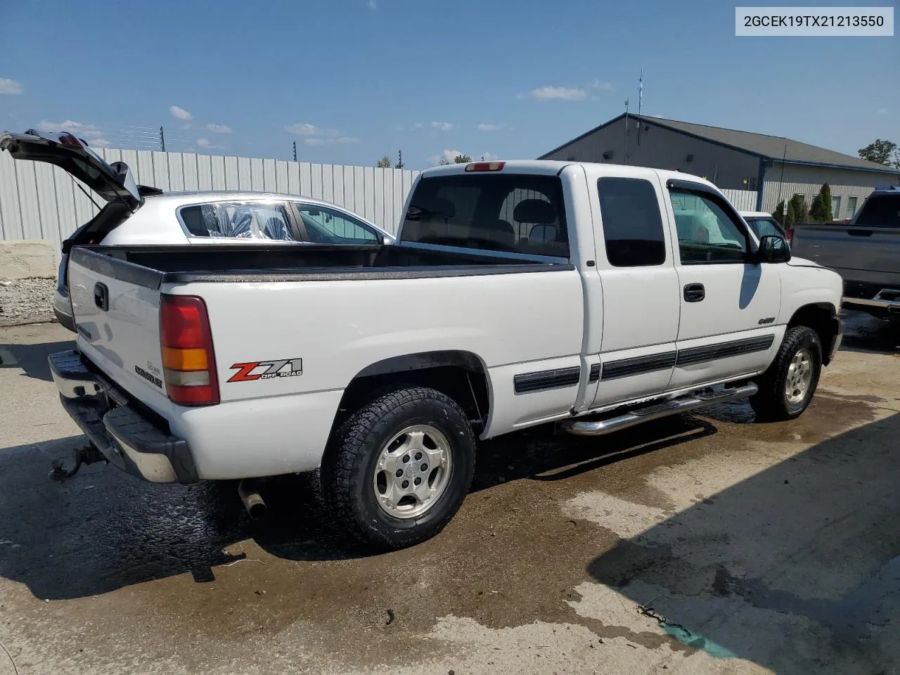 2GCEK19TX21213550 2002 Chevrolet Silverado K1500