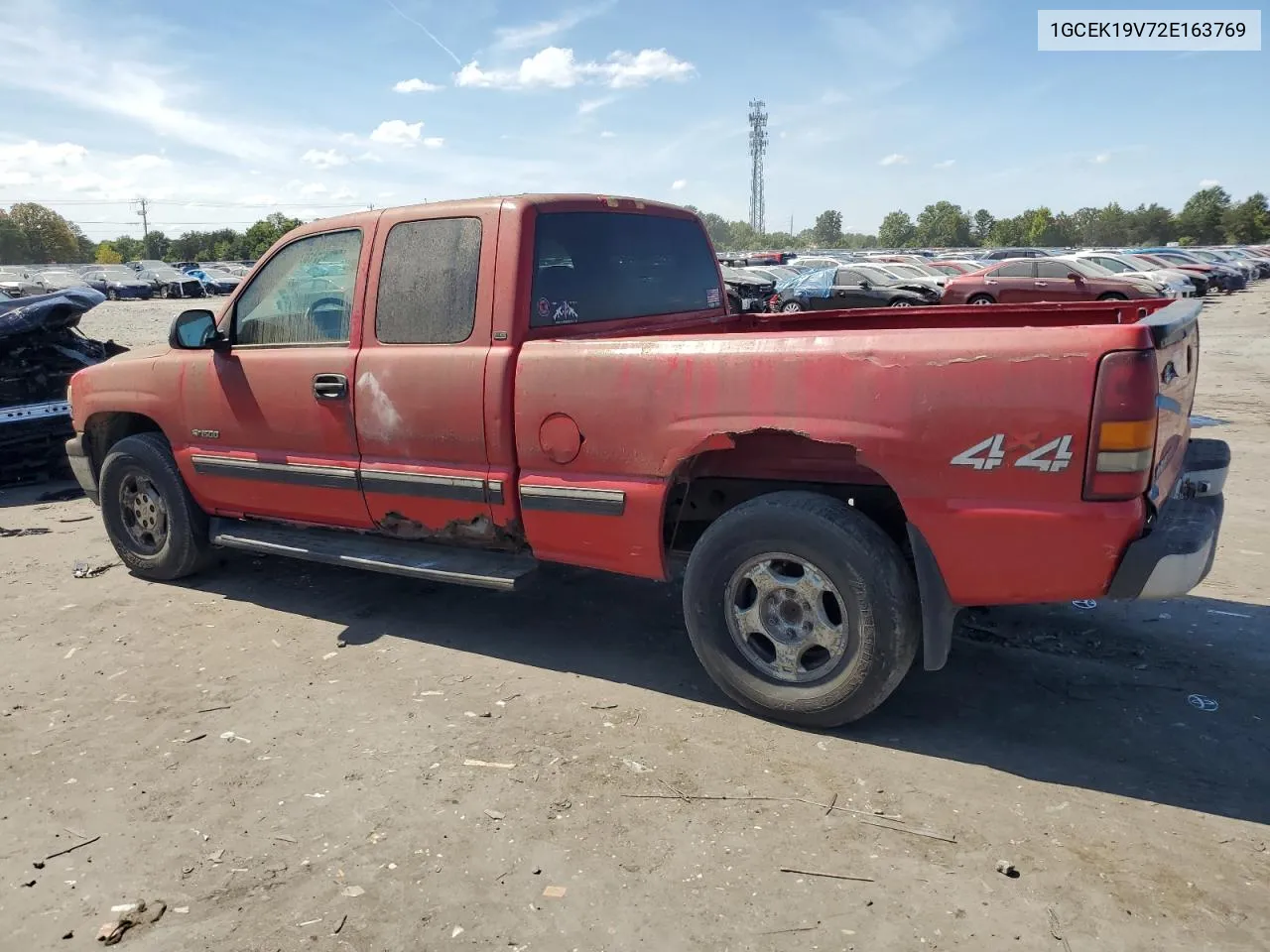 2002 Chevrolet Silverado K1500 VIN: 1GCEK19V72E163769 Lot: 71369714