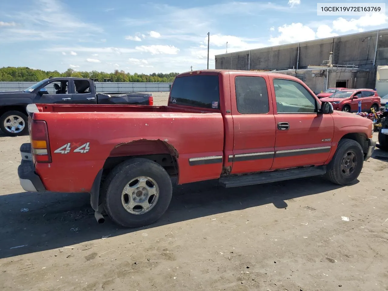 2002 Chevrolet Silverado K1500 VIN: 1GCEK19V72E163769 Lot: 71369714