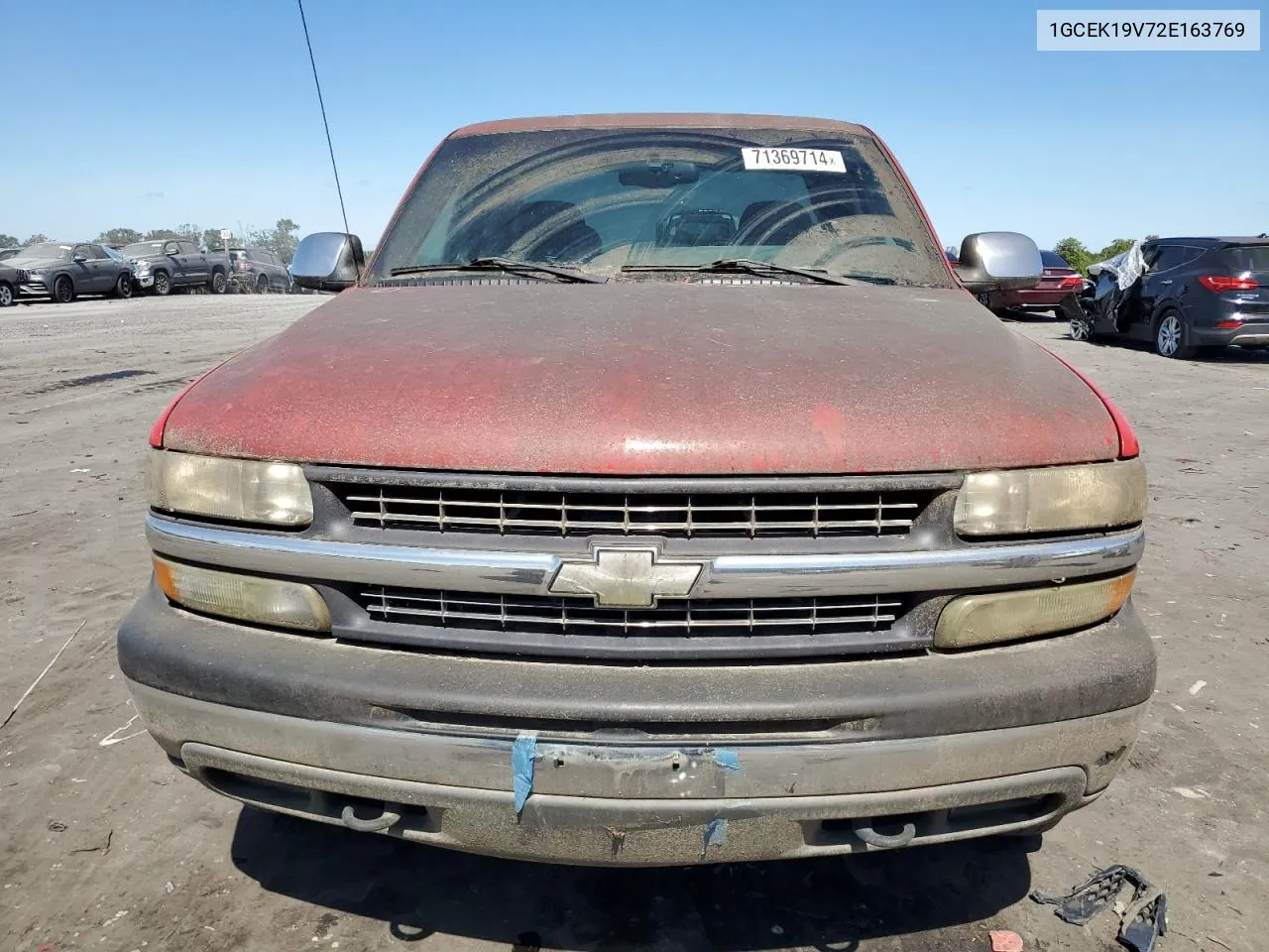 2002 Chevrolet Silverado K1500 VIN: 1GCEK19V72E163769 Lot: 71369714