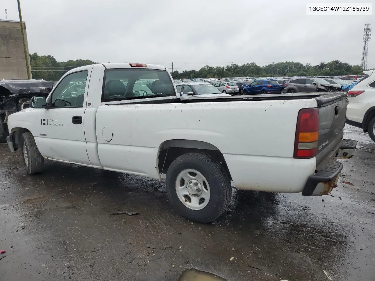 2002 Chevrolet Silverado C1500 VIN: 1GCEC14W12Z185739 Lot: 71419234