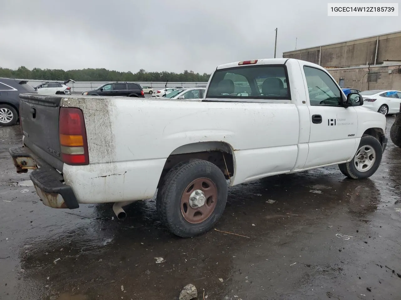 2002 Chevrolet Silverado C1500 VIN: 1GCEC14W12Z185739 Lot: 71419234