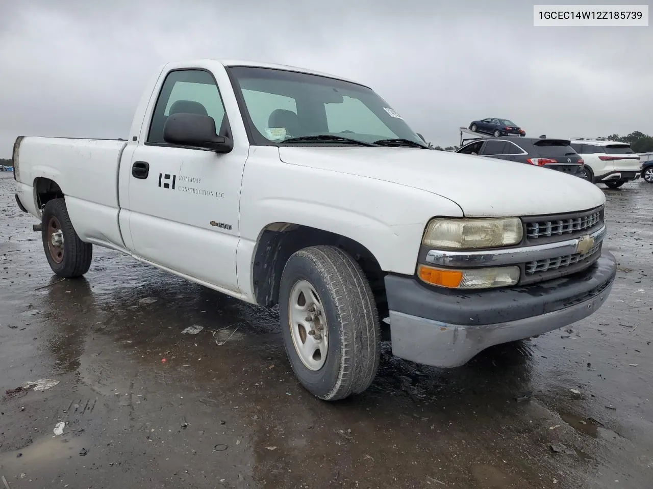 2002 Chevrolet Silverado C1500 VIN: 1GCEC14W12Z185739 Lot: 71419234