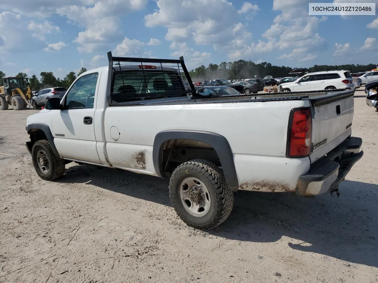 2002 Chevrolet Silverado C2500 Heavy Duty VIN: 1GCHC24U12Z120486 Lot: 71421704