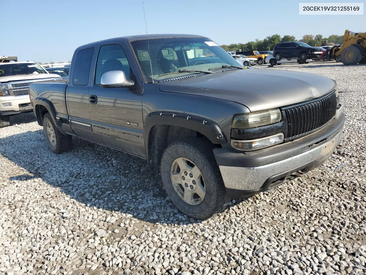 2002 Chevrolet Silverado K1500 VIN: 2GCEK19V321255169 Lot: 71704664