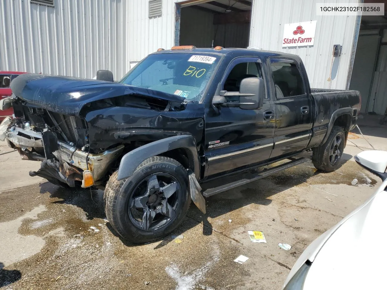 2002 Chevrolet Silverado K2500 Heavy Duty VIN: 1GCHK23102F182568 Lot: 71719394