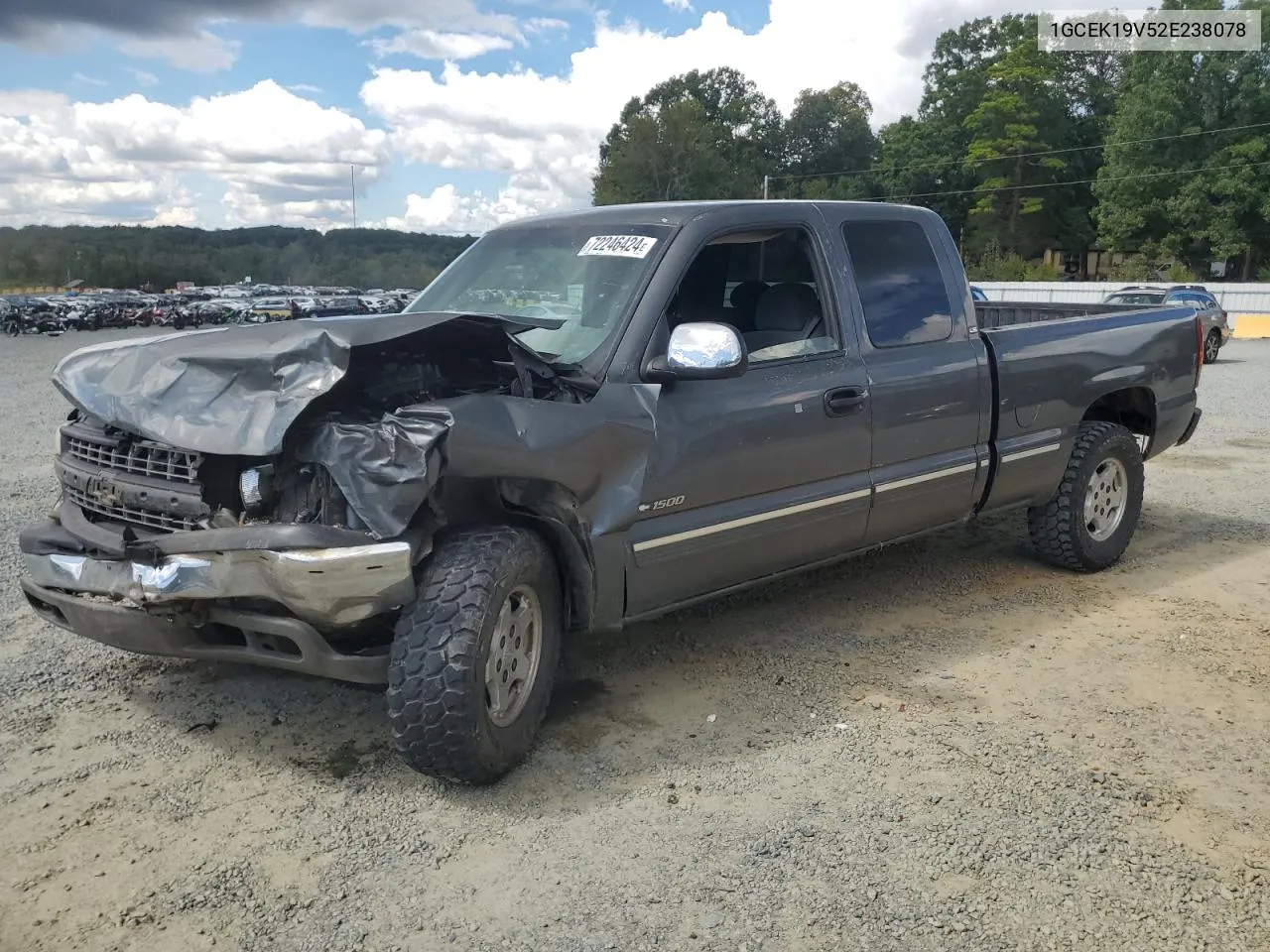 2002 Chevrolet Silverado K1500 VIN: 1GCEK19V52E238078 Lot: 72246424