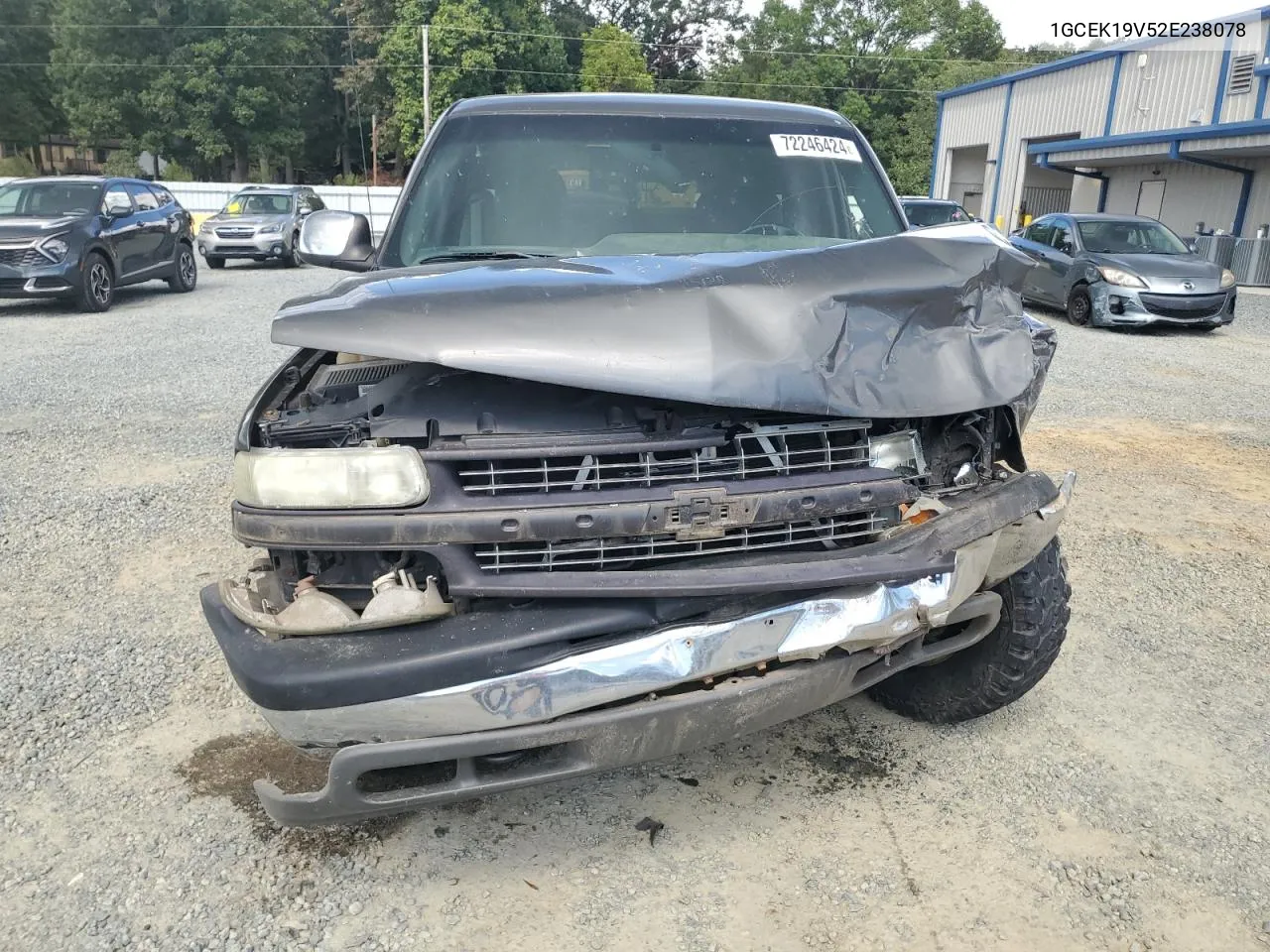 2002 Chevrolet Silverado K1500 VIN: 1GCEK19V52E238078 Lot: 72246424