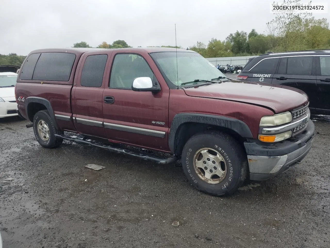 2002 Chevrolet Silverado K1500 VIN: 2GCEK19T521324572 Lot: 72257284