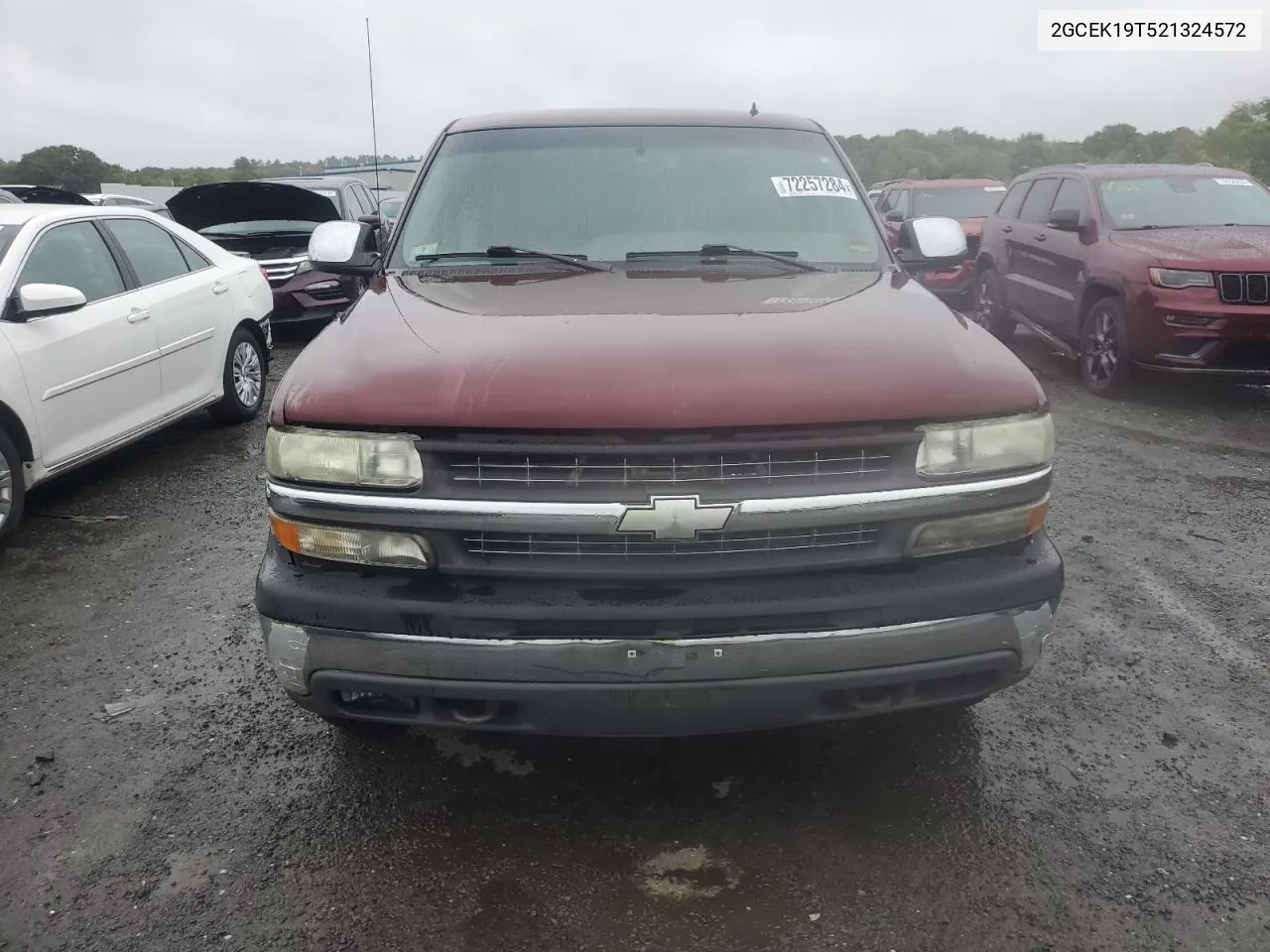 2002 Chevrolet Silverado K1500 VIN: 2GCEK19T521324572 Lot: 72257284