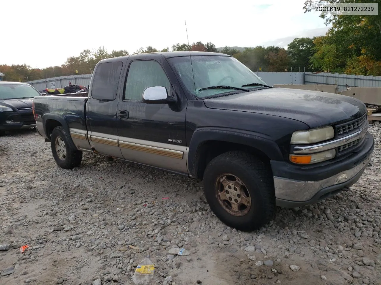 2002 Chevrolet Silverado K1500 VIN: 2GCEK19T821272239 Lot: 72412314