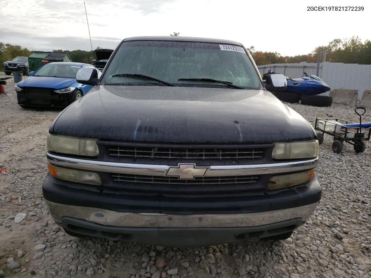 2002 Chevrolet Silverado K1500 VIN: 2GCEK19T821272239 Lot: 72412314