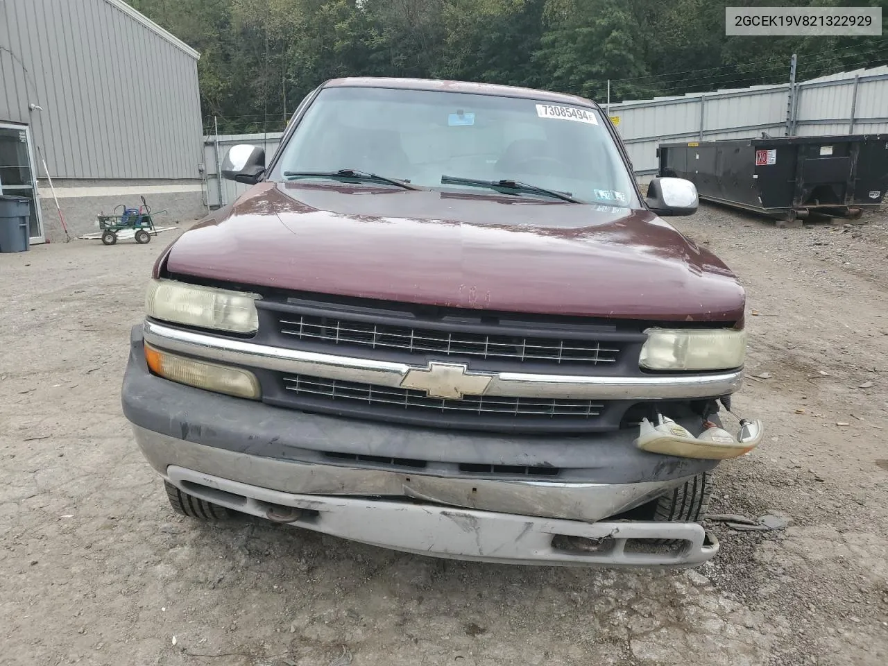 2002 Chevrolet Silverado K1500 VIN: 2GCEK19V821322929 Lot: 73085494