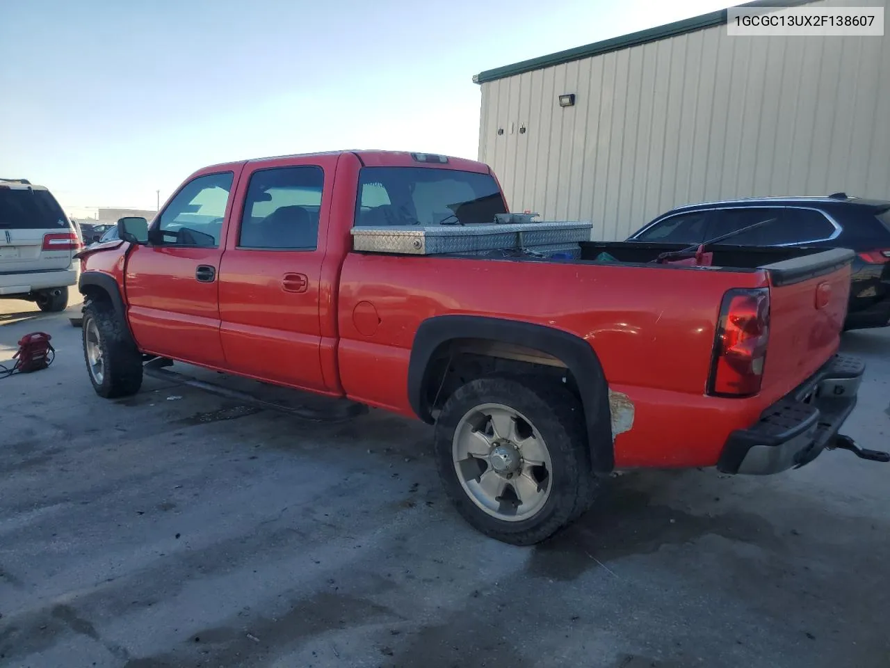 2002 Chevrolet Silverado C1500 Heavy Duty VIN: 1GCGC13UX2F138607 Lot: 73236024