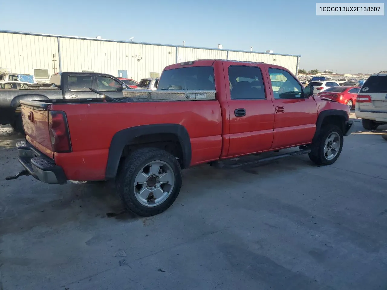 2002 Chevrolet Silverado C1500 Heavy Duty VIN: 1GCGC13UX2F138607 Lot: 73236024