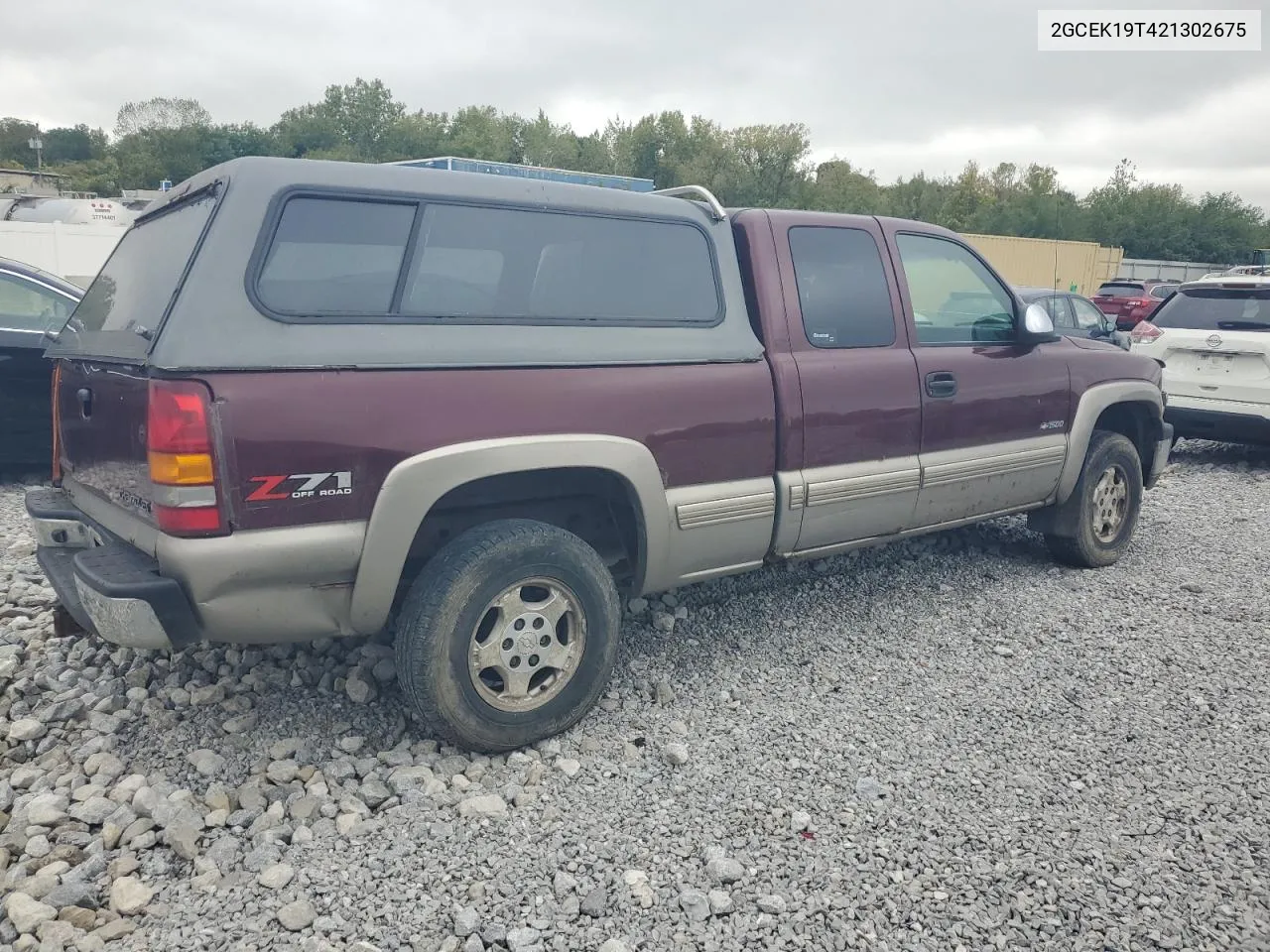 2002 Chevrolet Silverado K1500 VIN: 2GCEK19T421302675 Lot: 73491594