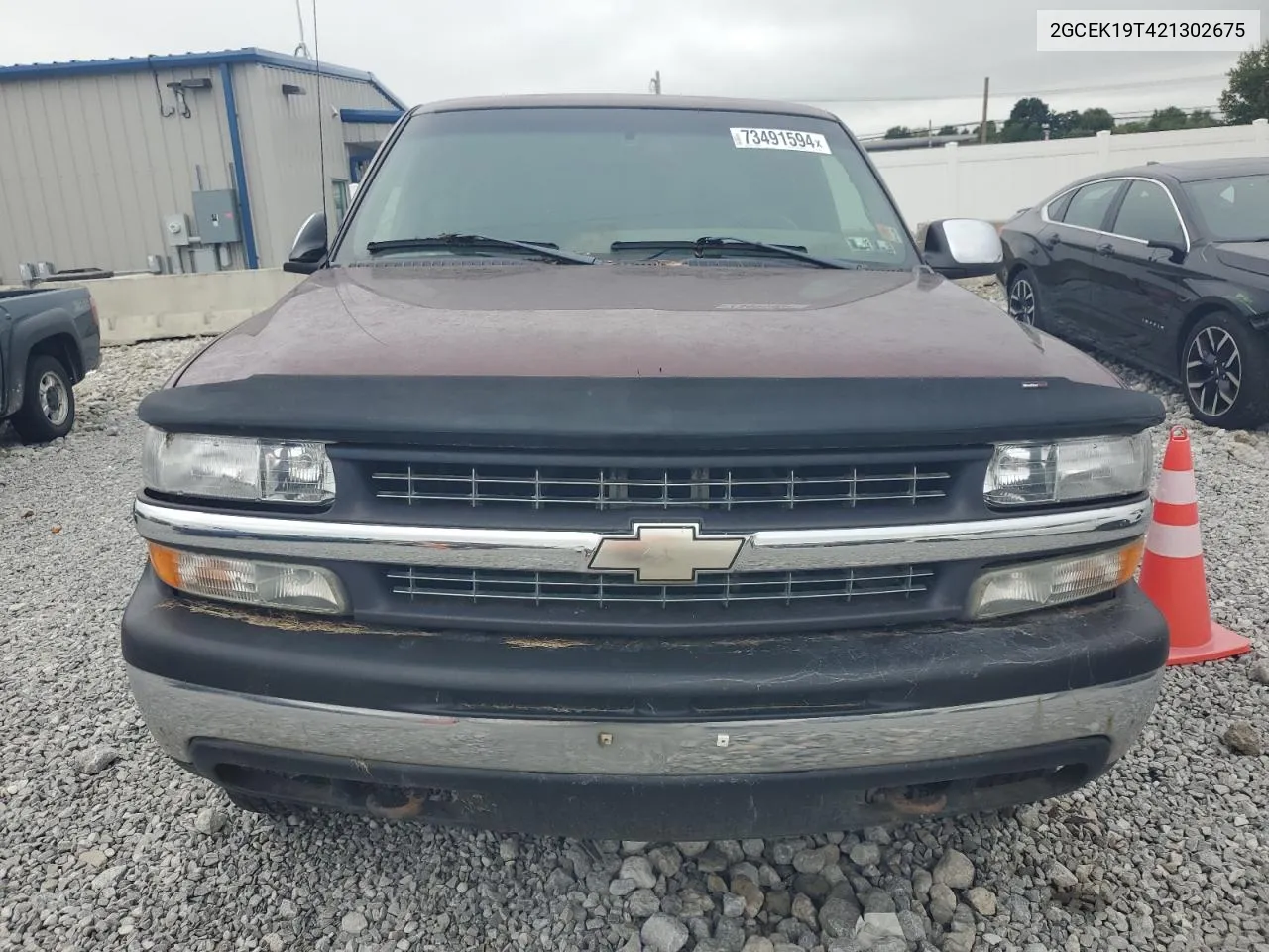 2002 Chevrolet Silverado K1500 VIN: 2GCEK19T421302675 Lot: 73491594