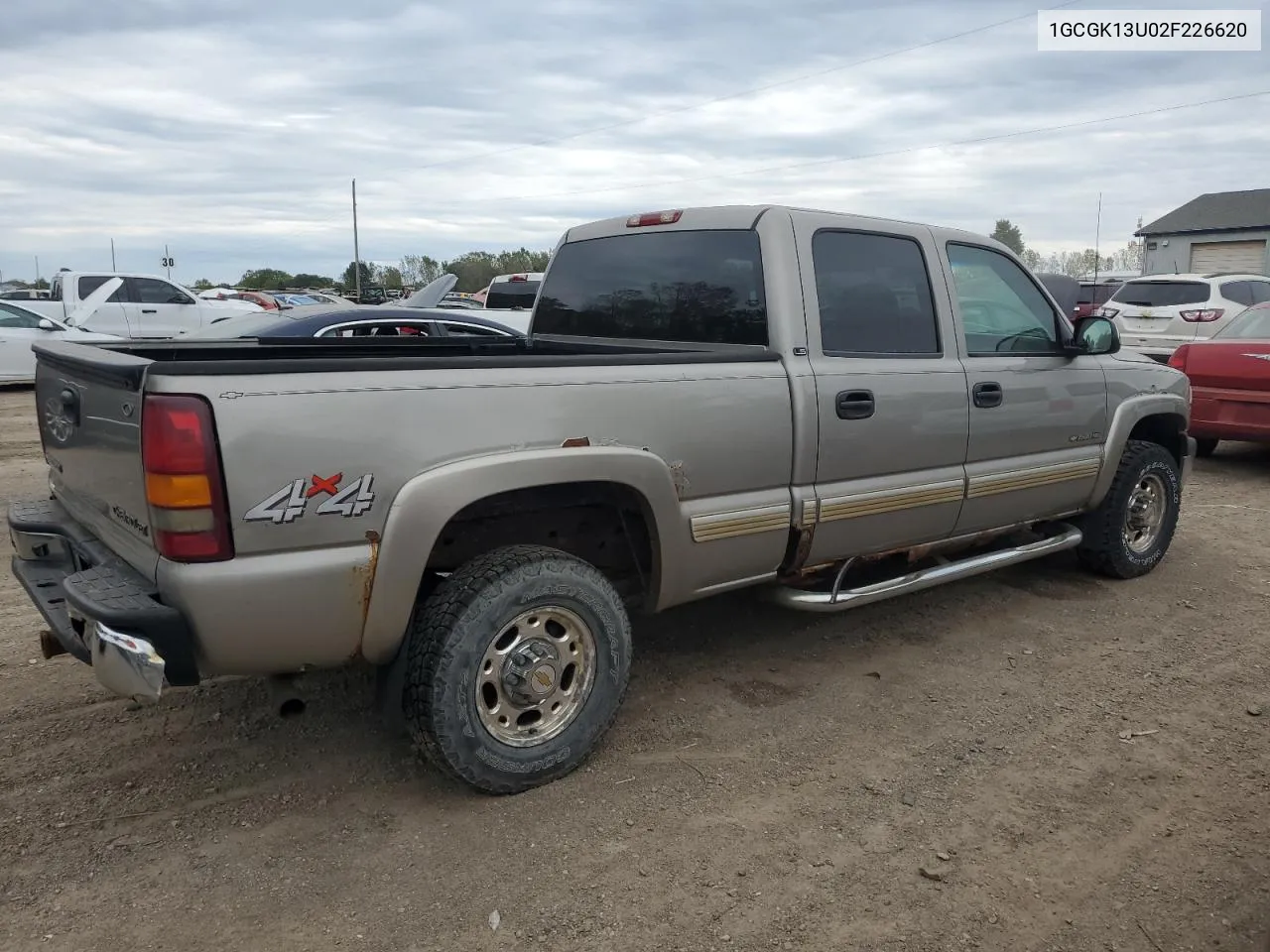 2002 Chevrolet Silverado K1500 Heavy Duty VIN: 1GCGK13U02F226620 Lot: 73842024