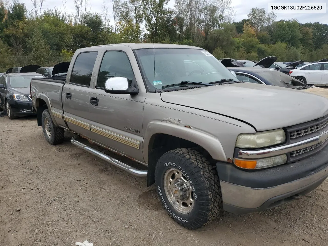 2002 Chevrolet Silverado K1500 Heavy Duty VIN: 1GCGK13U02F226620 Lot: 73842024