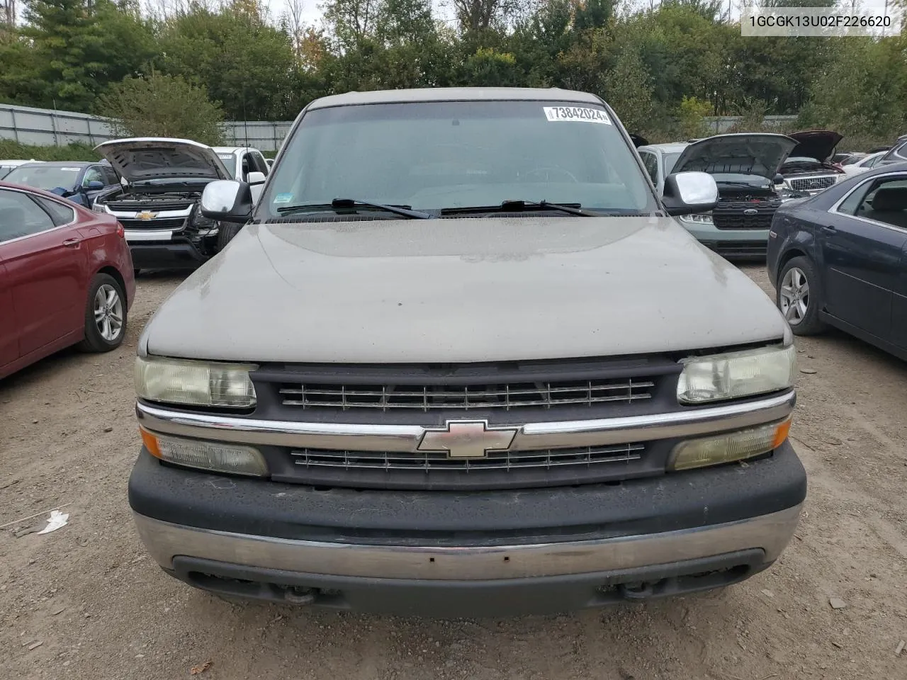 2002 Chevrolet Silverado K1500 Heavy Duty VIN: 1GCGK13U02F226620 Lot: 73842024