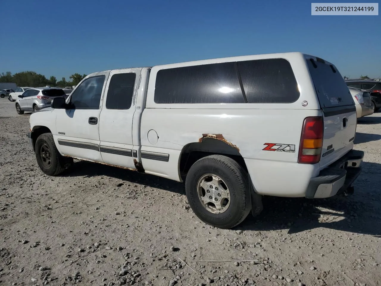 2002 Chevrolet Silverado K1500 VIN: 2GCEK19T321244199 Lot: 74384954