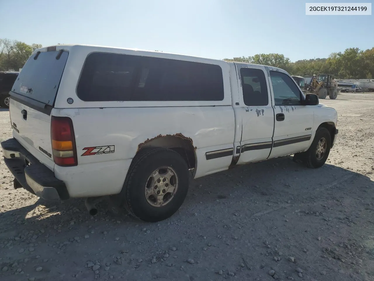 2002 Chevrolet Silverado K1500 VIN: 2GCEK19T321244199 Lot: 74384954