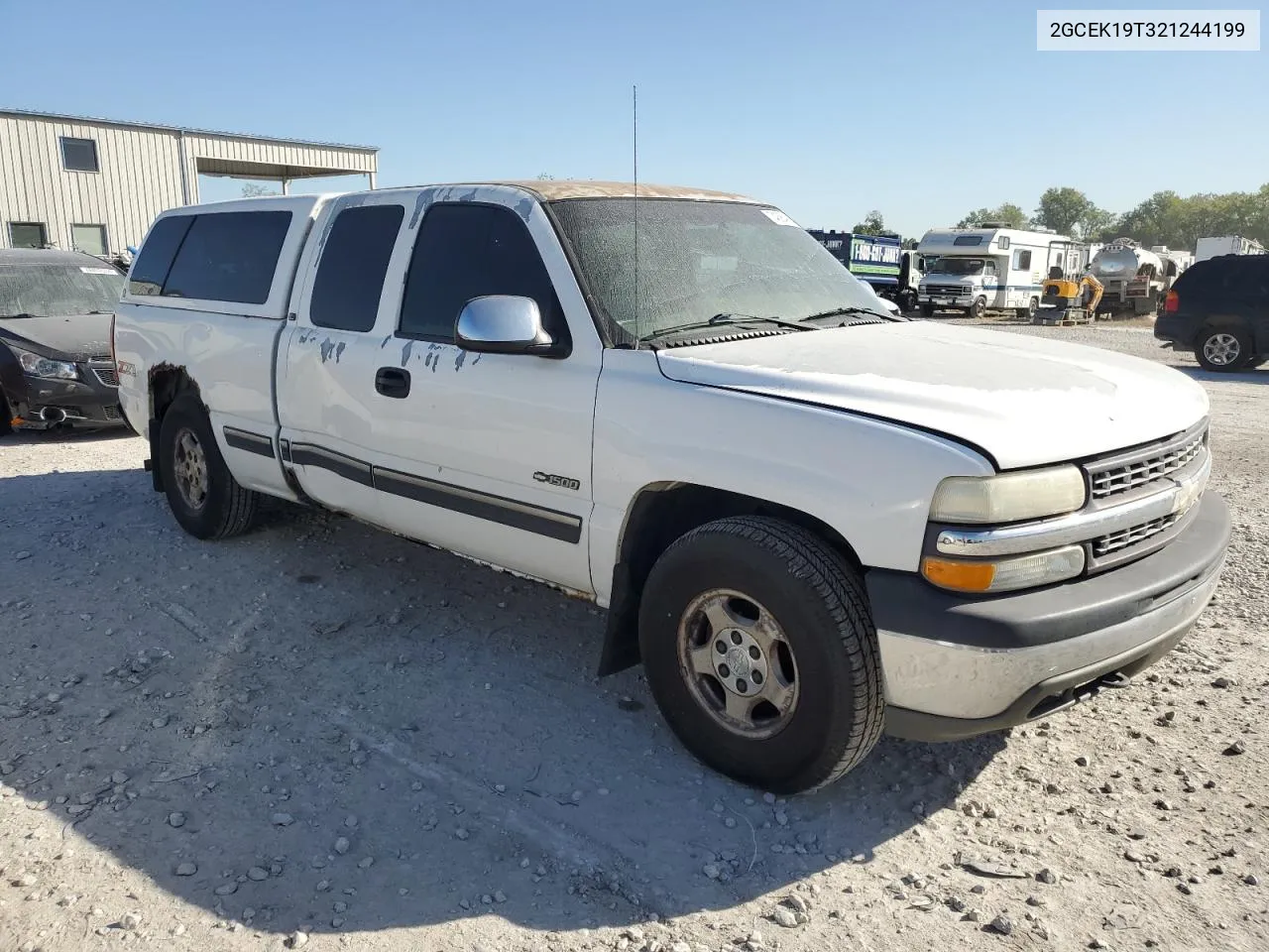 2002 Chevrolet Silverado K1500 VIN: 2GCEK19T321244199 Lot: 74384954