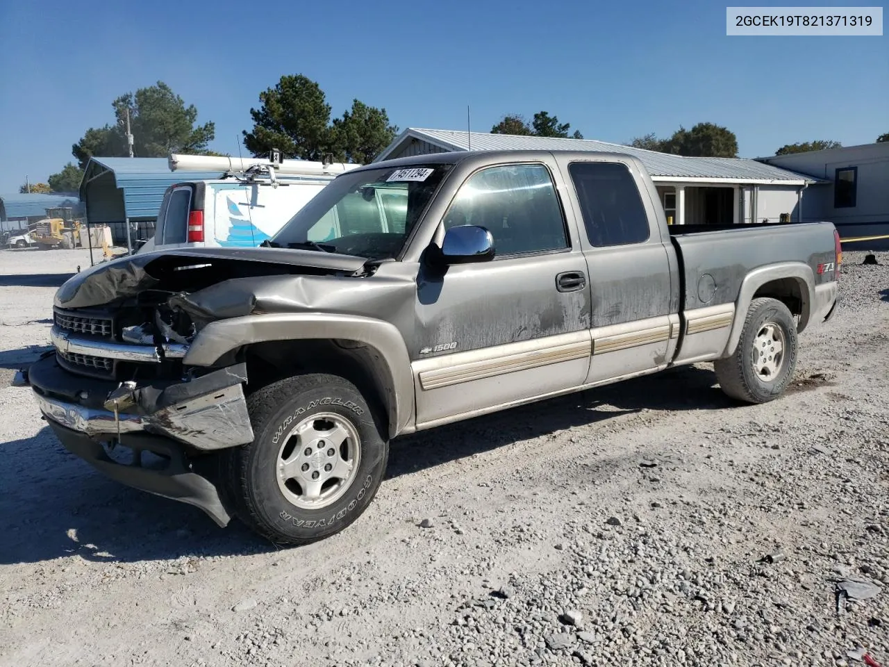 2GCEK19T821371319 2002 Chevrolet Silverado K1500