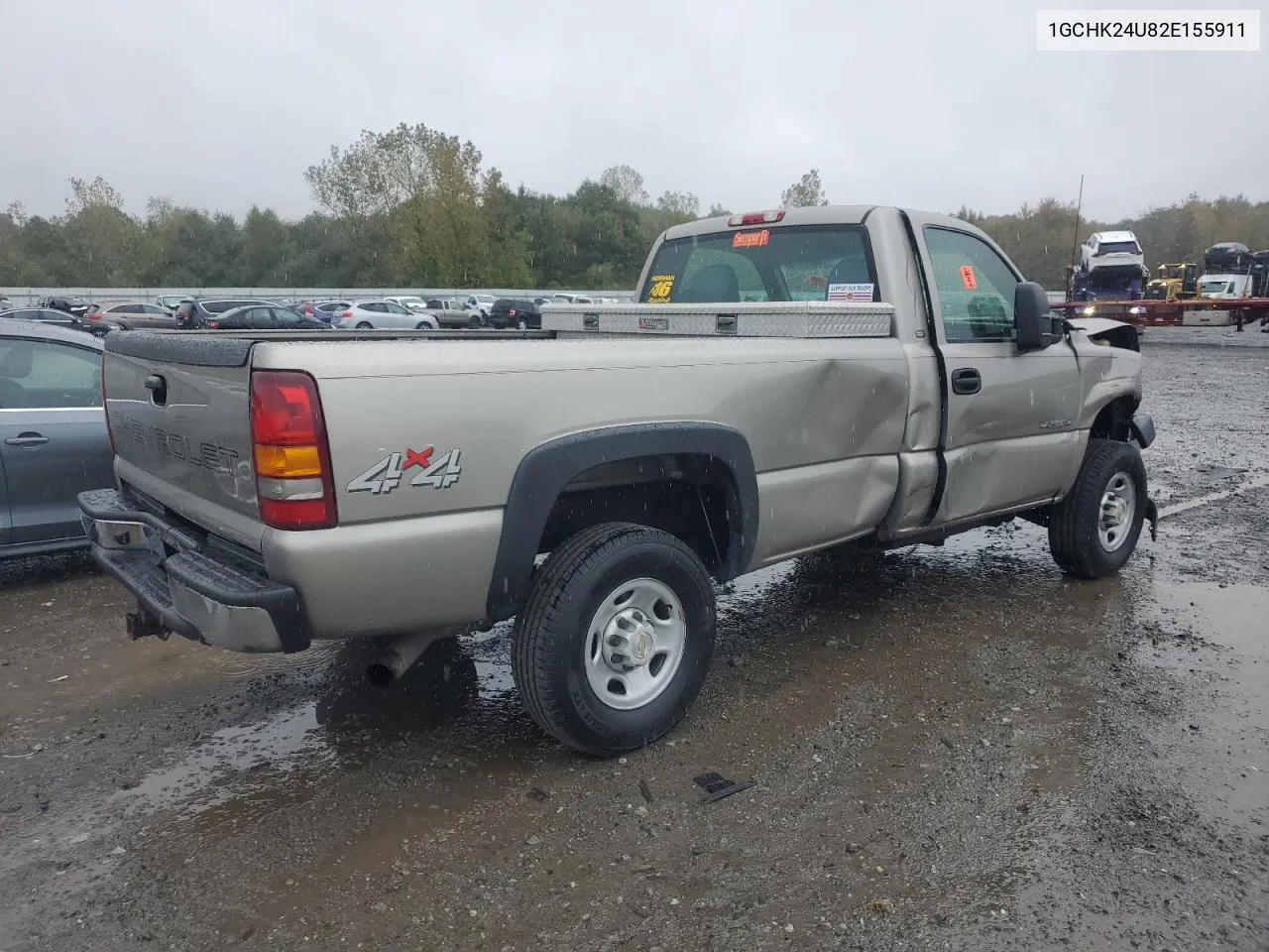 2002 Chevrolet Silverado K2500 Heavy Duty VIN: 1GCHK24U82E155911 Lot: 74542174