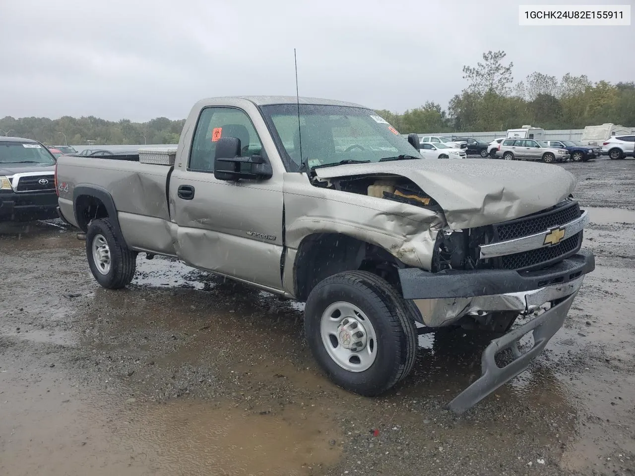 2002 Chevrolet Silverado K2500 Heavy Duty VIN: 1GCHK24U82E155911 Lot: 74542174