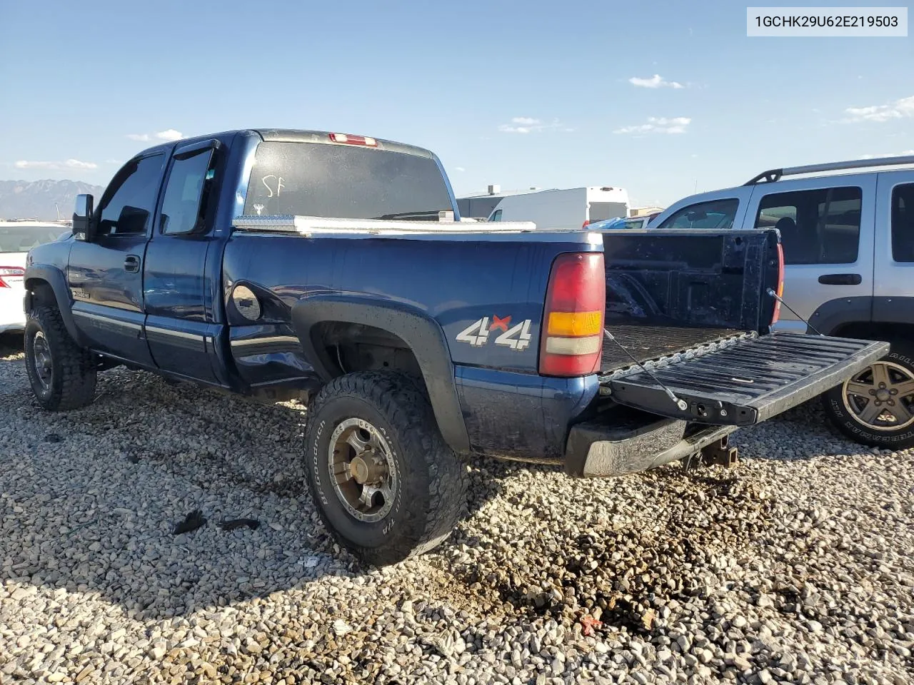 2002 Chevrolet Silverado K2500 Heavy Duty VIN: 1GCHK29U62E219503 Lot: 75272054